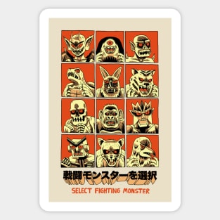 SELECT FIGHTING MONSTER Sticker